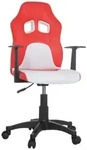Jugenddrehstuhl Teen Game Al ca.54x105x48cm Rot,Wei&szlig;