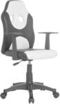 Jugenddrehstuhl Kid Racer ca.54x90-100x48cm Wei&szlig;,Schwarz