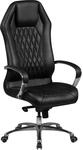 Chefsessel Monterey Schwarz/Lederlook