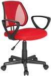 Jugenddrehstuhl Kiddy CD ca. 58x75-92x45 cm Rot