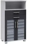 Midischrank Niko Anthrazit/Silber