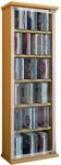 CD-Regal Classic in Buchefarbe, B: 31 cm