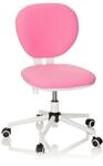 Jugenddrehstuhl Kid Vivo Stoff Pink/Wei&szlig;