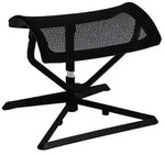 B&uuml;rohocker Ottomann Schwarz ca. 43x46x33cm
