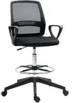 ARBEITSSTUHL Ergonomischer Drehstuhl B&uuml;rostuhl h&ouml;henverstellbar mit Fu&szlig;st&uuml;tze