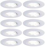 LED-Deckenleuchte Calla IP65 max. 10x 6 Watt, 10-teilig Deckenlampe