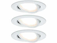 Paulmann LED-Deckenleuchte Nova in Weiß/Alufarben max. 6,5 W Deckenlampe,