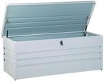 AUFLAGENBOX Stahl hellgrau 165/70 cm Cebrosa