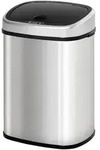 AUTOMATIK M&uuml;lleimer Abfalleimer mit Infrarotsensor K&uuml;che Silber 58L / 48L