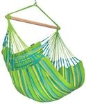H&auml;ngesessel Comfort Hammock Echtholz Gelb/Gr&uuml;n