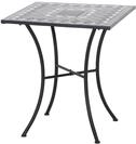 Gardenson Gartentisch Mosaik ca. 64x71 cm Schwarz