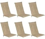 HOCHLEHNERAUFLAGE Loft HL 120/50/6 Natur 6tlg