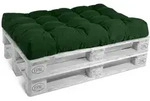 PALETTENKISSEN Eco Style Sitz 120/80/15 cm Dunkelgr&uuml;n