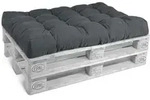 PALETTENKISSEN Eco Style Sitz 120/80/15 cm Graphitgrau