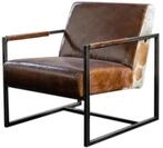SESSEL LIANO Braun Leder