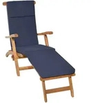 DECKCHAIRAUFLAGE Loftlux DC 175/45/5 cm Dunkelblau