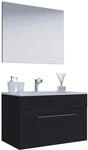 Badezimmer Badinos 3-tlg. Schwarz