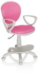 Jugenddrehstuhl Colour ca. 53x83-95x51 cm Pink/Grau