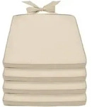 STUHLKISSEN Pia 45/40/5 cm Natur 4tlg