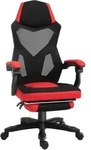 ERGONOMISCHER B&uuml;rostuhl, Schwarz+Rot