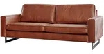 SOFA VILNIUS Braun Lederfaserstoff
