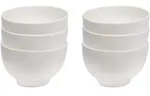 M&Uuml;SLISCHALEN Basic White wei&szlig; &oslash; 12 cm 6er Set