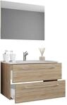 Badezimmer Badinos 3-tlg. Sonoma Eiche
