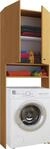 Waschmaschinenschrank LONA Buchefarben ca. 64x182x27cm