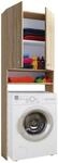 Waschmaschinenschrank LONA Sonoma Eiche ca. 64x182x27cm
