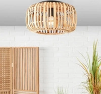 Brilliant DECKENLEUCHTE Woodrow 97167/20 Deckenlampe Hellbraun