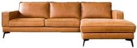 ECKSOFA BLOOM Braun Leder