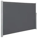 Seitenmarkise rollbar Anthrazit ca. 400x180cm