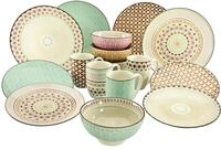 Creatable Kombiservice Mandala Multicolor, 16-teilig