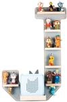 Kinderregal Boarti Grau