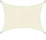 SONNENSEGEL SolVision HS9 300/400 cm rechteckig Creme HDPE