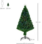 WEIHNACHTSBAUM Tannenbaum Christbaum LED Lichtfaser Baum Stern 8 Modell