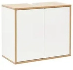 Waschbeckenunterschrank "Finn" wei&szlig;, eiche
