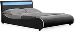 POLSTERBETT Valencia mit LED-Beleuchtung