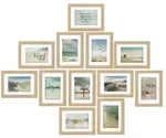 BILDERRAHMEN Ocean MDF Eiche (12tlg)