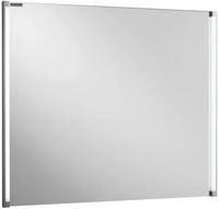 Wandspiegel "LED-LINE" , silber