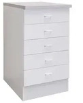 Schubkastenunterschrank Speed Wei&szlig;