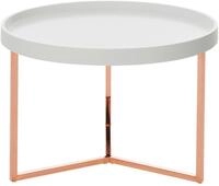 Couchtisch &Oslash; ca. 58,5 cm Wei&szlig;