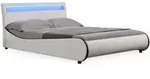 POLSTERBETT Valencia mit LED-Beleuchtung