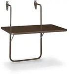 Balkonh&auml;ngetisch BOY in Braun ca. 60x5x40 cm, rechteckig
