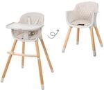 KINDERHOCHSTUHL Style Up Wood Grau