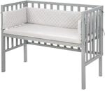 BEISTELLBETT roba Style grau 2in1 Set 90 x 45 cm