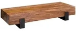 Couchtisch Holz/Schwarz