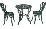 GARTENM&Ouml;BEL Set, Gussaluminium, Gr&uuml;n