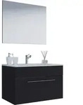 Badezimmer Badinos Schwarz 3-tlg.