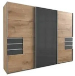 Schwebet&uuml;renschrank Saigon Graphit/Eiche